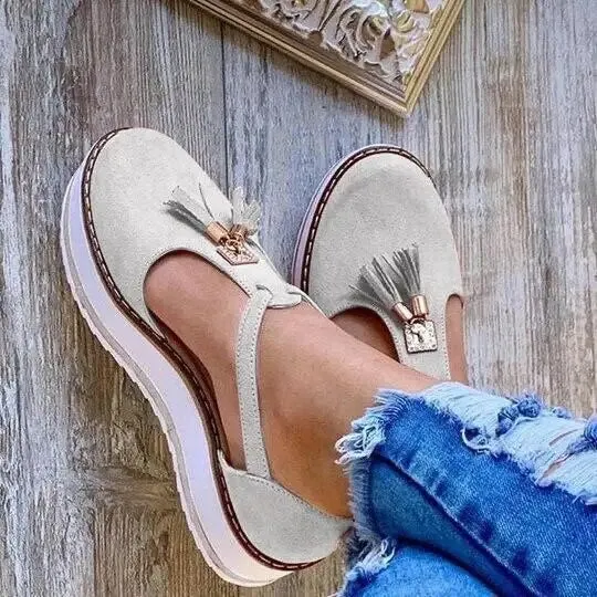 Vella™ - Tassel Platform Flats
