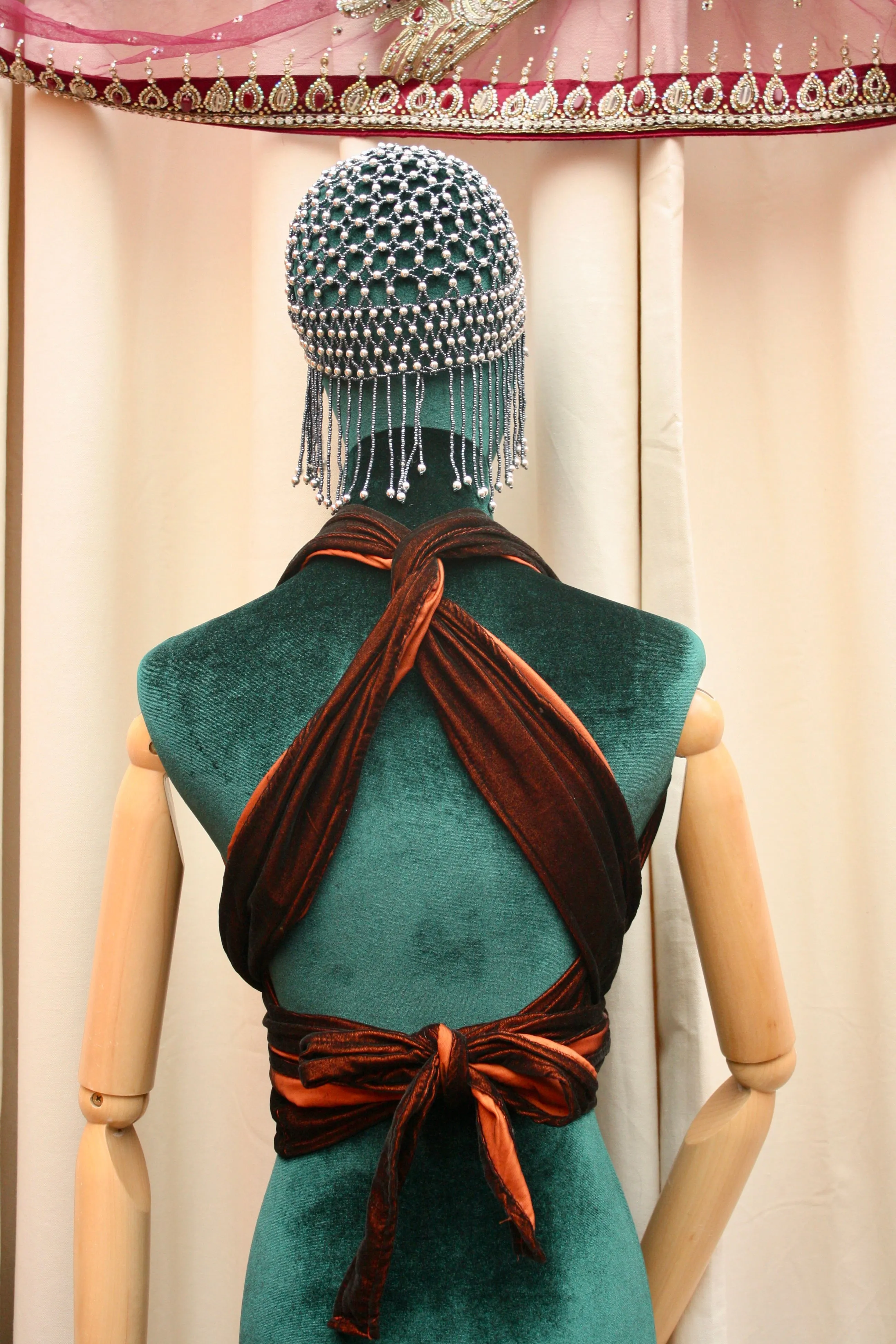 Velvet Multi-Way Halter Top