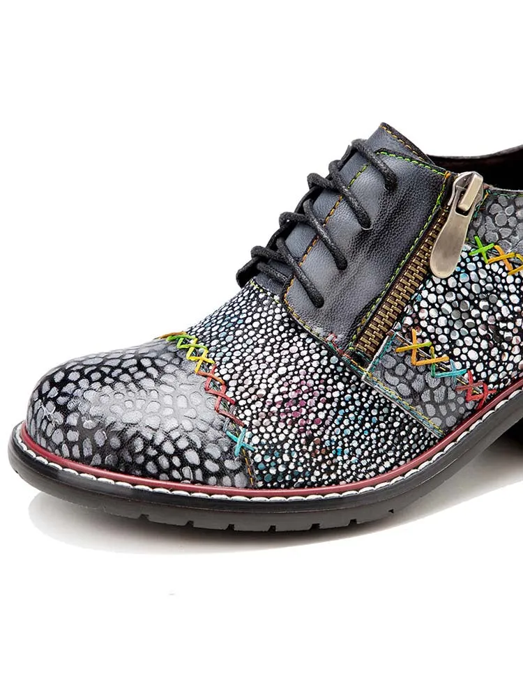 Vintage Handmade Leather Fashion Flat Shoes