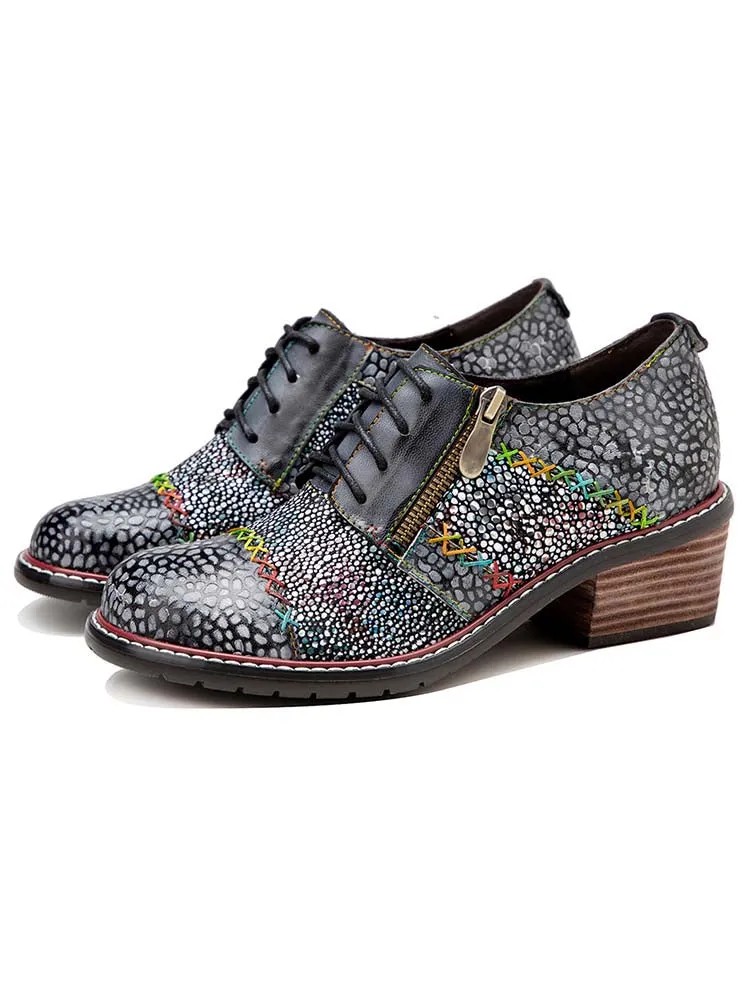 Vintage Handmade Leather Fashion Flat Shoes