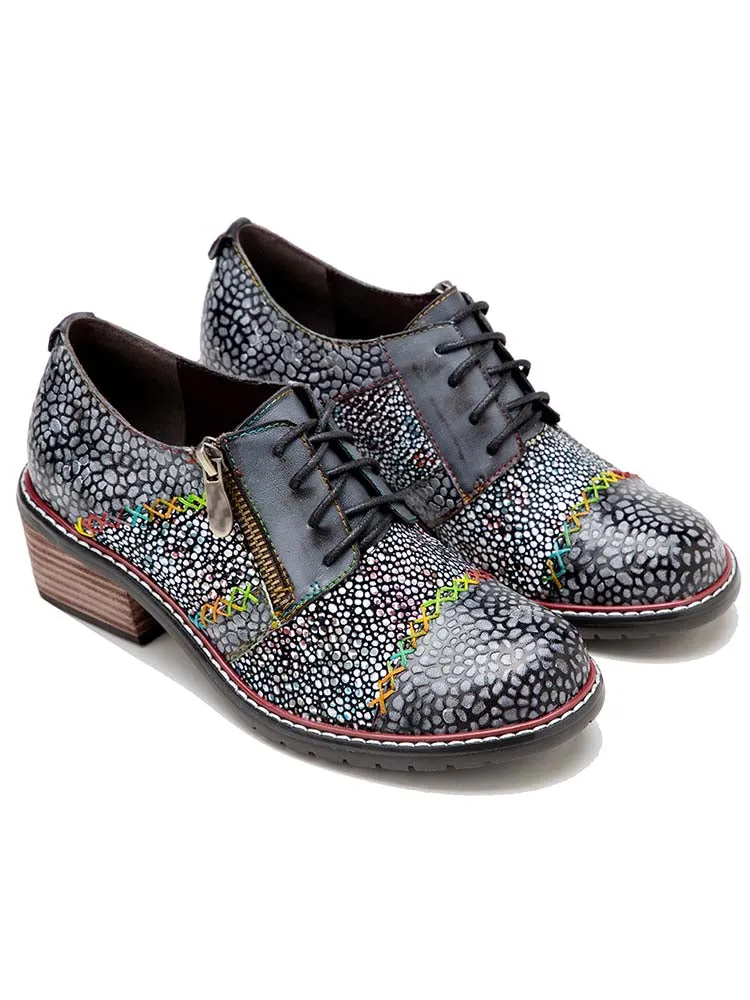 Vintage Handmade Leather Fashion Flat Shoes