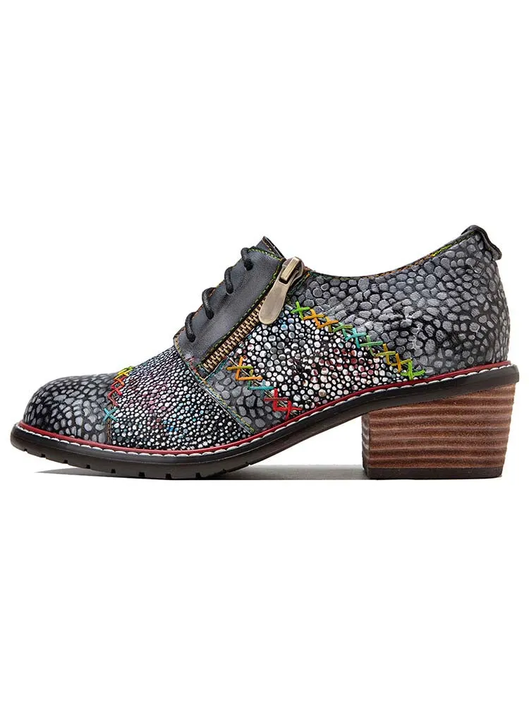 Vintage Handmade Leather Fashion Flat Shoes