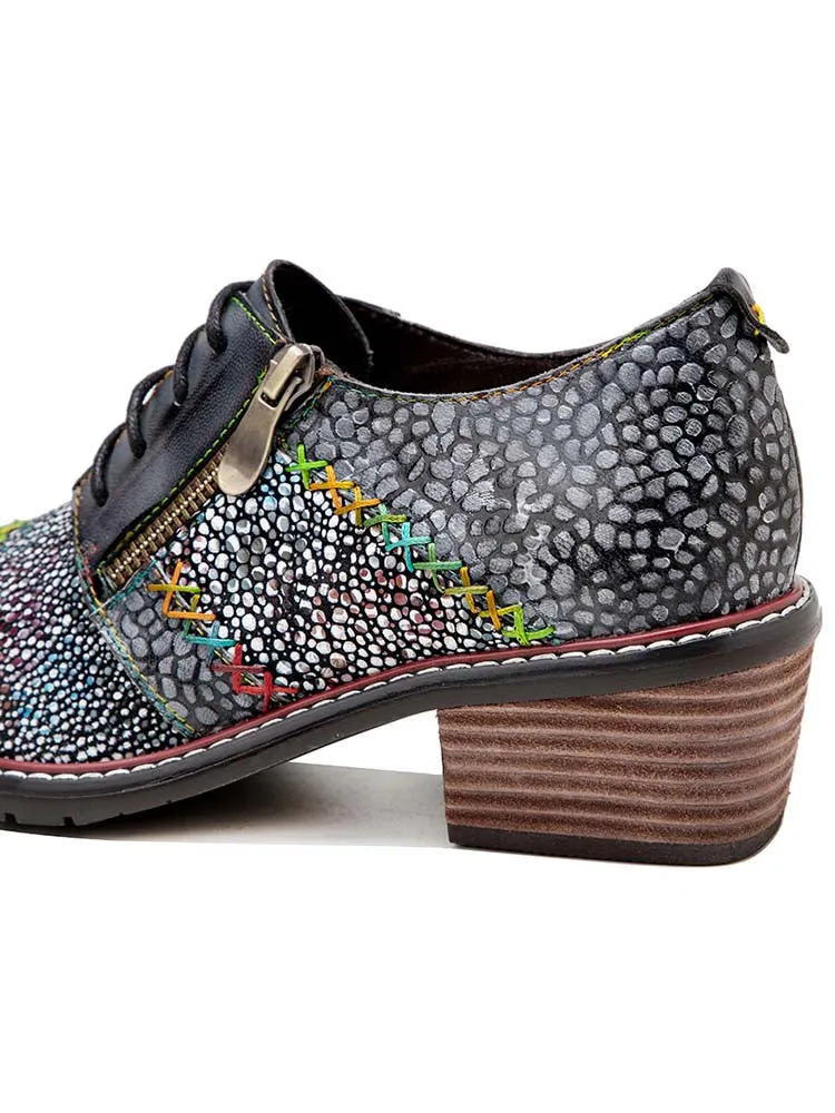 Vintage Handmade Leather Fashion Flat Shoes