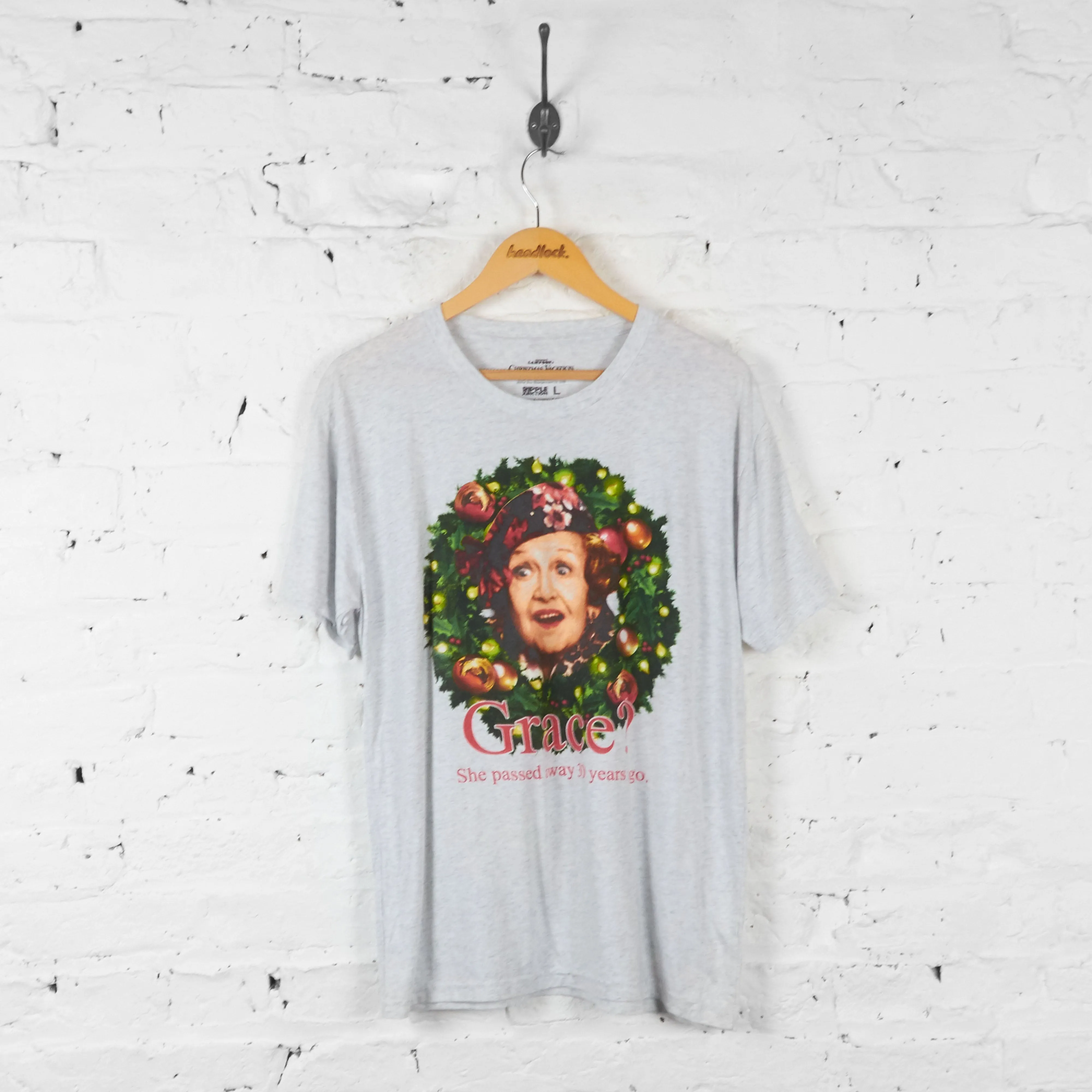 Vintage National Lampoon Christmas Vacation T-shirt - Grey - L