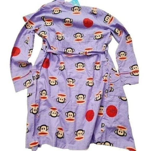 Vintage Paul Frank Robe, Julius, Purple, XS