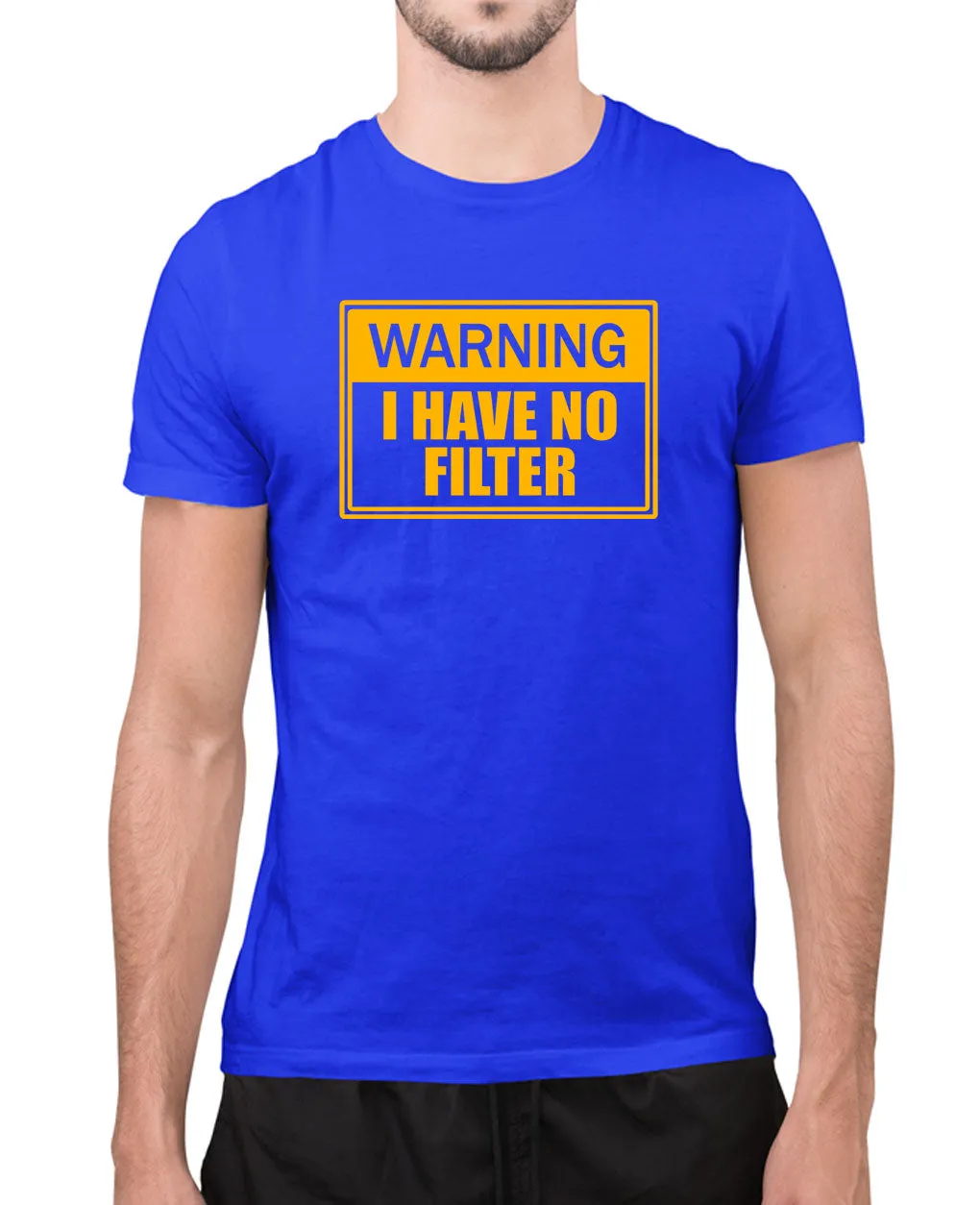 Warning, i have no filter funny t-shirt, sarcasm t-shirt
