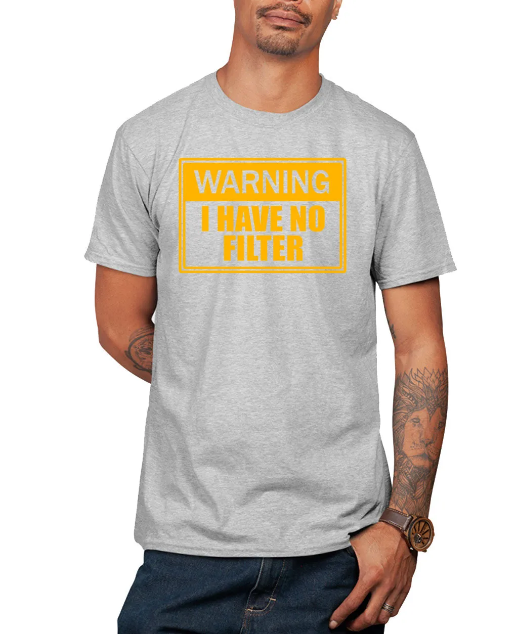 Warning, i have no filter funny t-shirt, sarcasm t-shirt