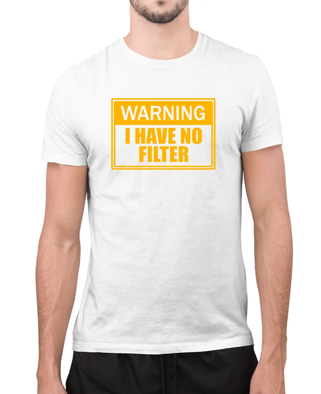 Warning, i have no filter funny t-shirt, sarcasm t-shirt