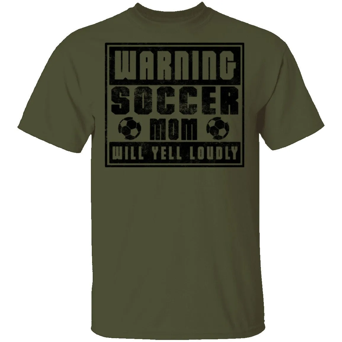 Warning Soccer Mom Will Yell Loudly T-Shirt