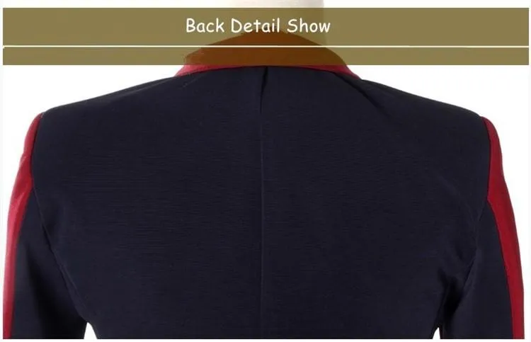West Louis™ Fashion Patchwork Casual Blazer