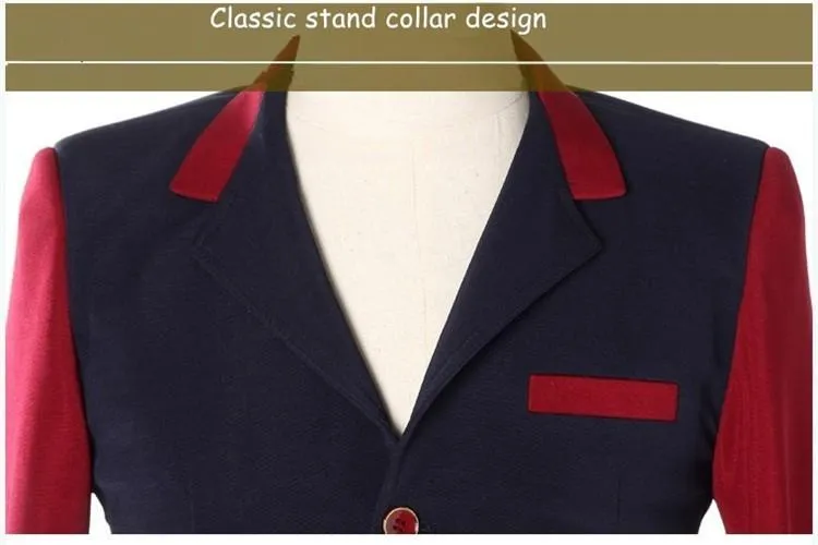 West Louis™ Fashion Patchwork Casual Blazer