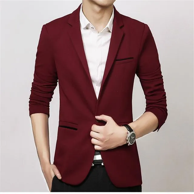 West Louis™ Luxury High Quality Cotton Blazer