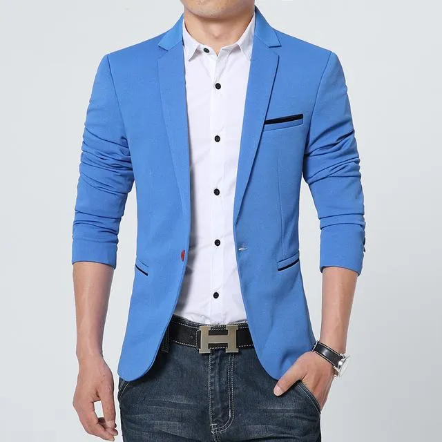 West Louis™ Luxury High Quality Cotton Blazer
