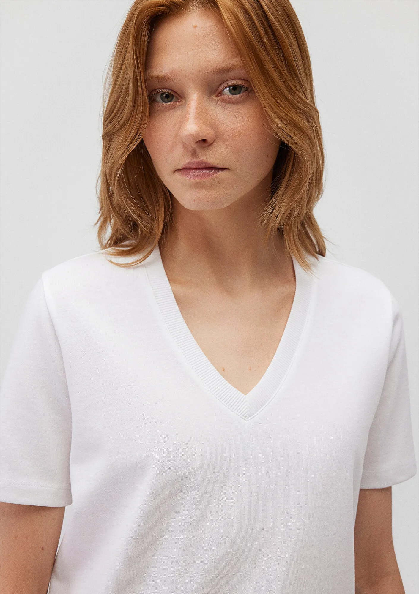 White Basic T-Shirt