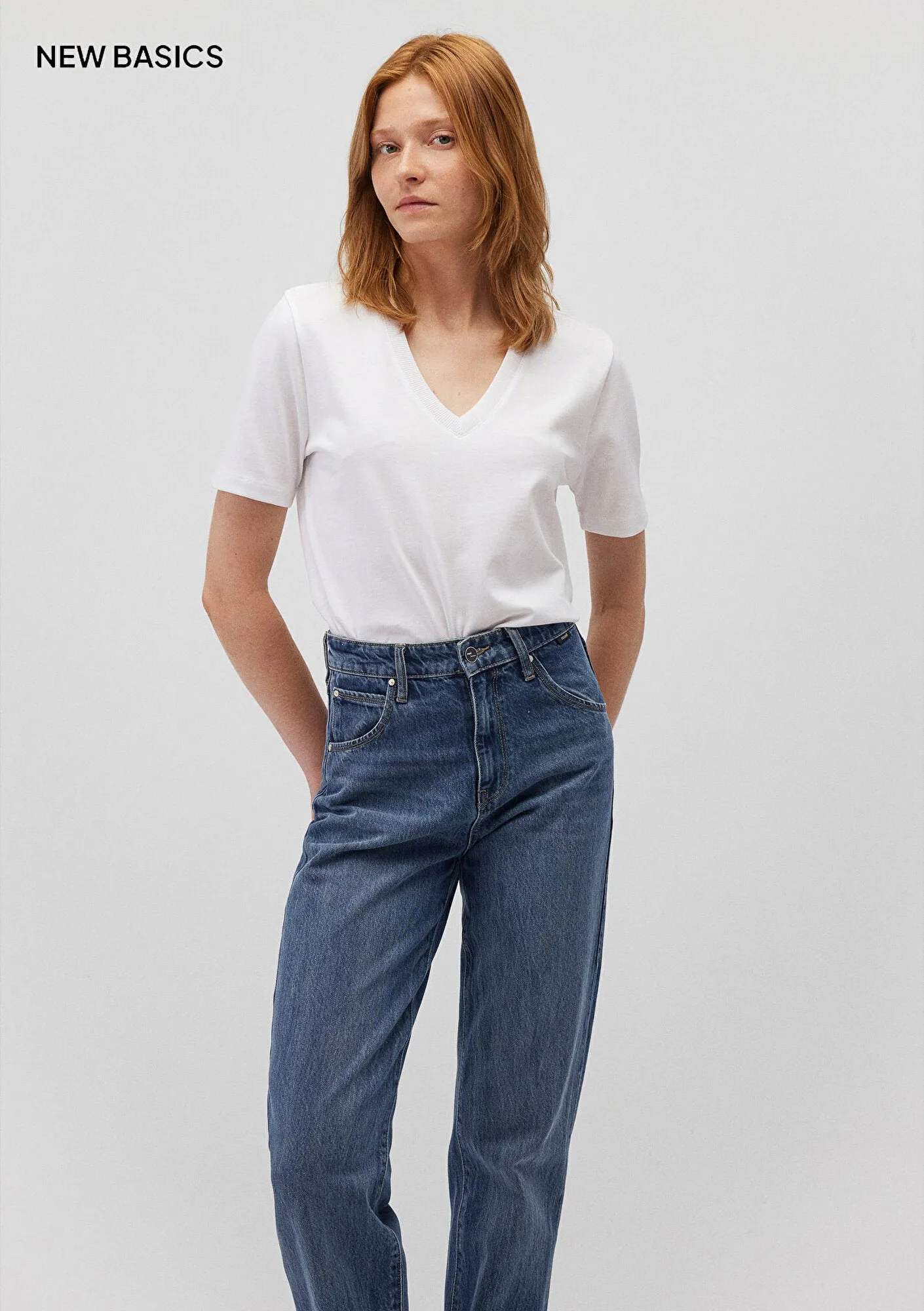 White Basic T-Shirt