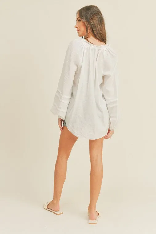 White Button Top