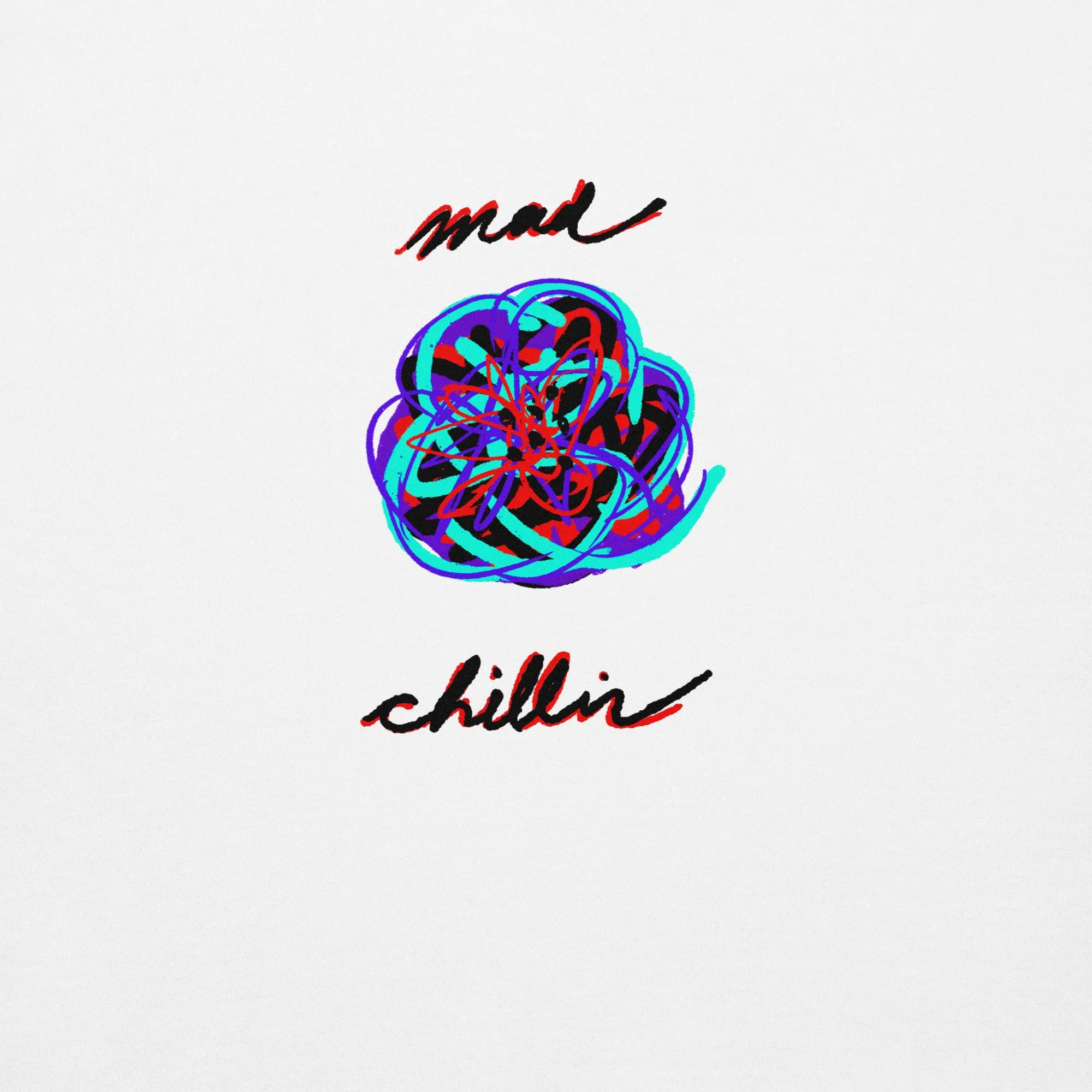 White Charlie MadChillin Premium Sweatshirt