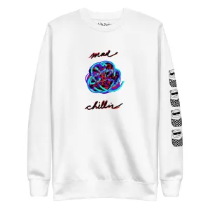White Charlie MadChillin Premium Sweatshirt