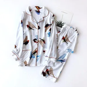 White Satin Pajama Pant Set