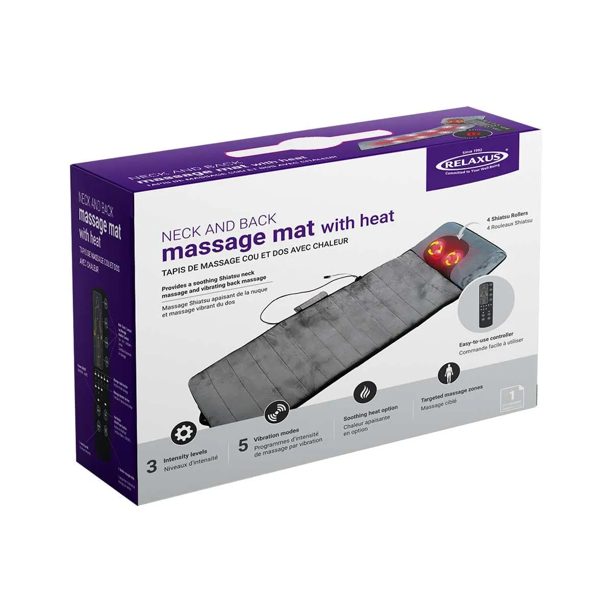 Wholesale Neck and Back Massage Mat with Heat
