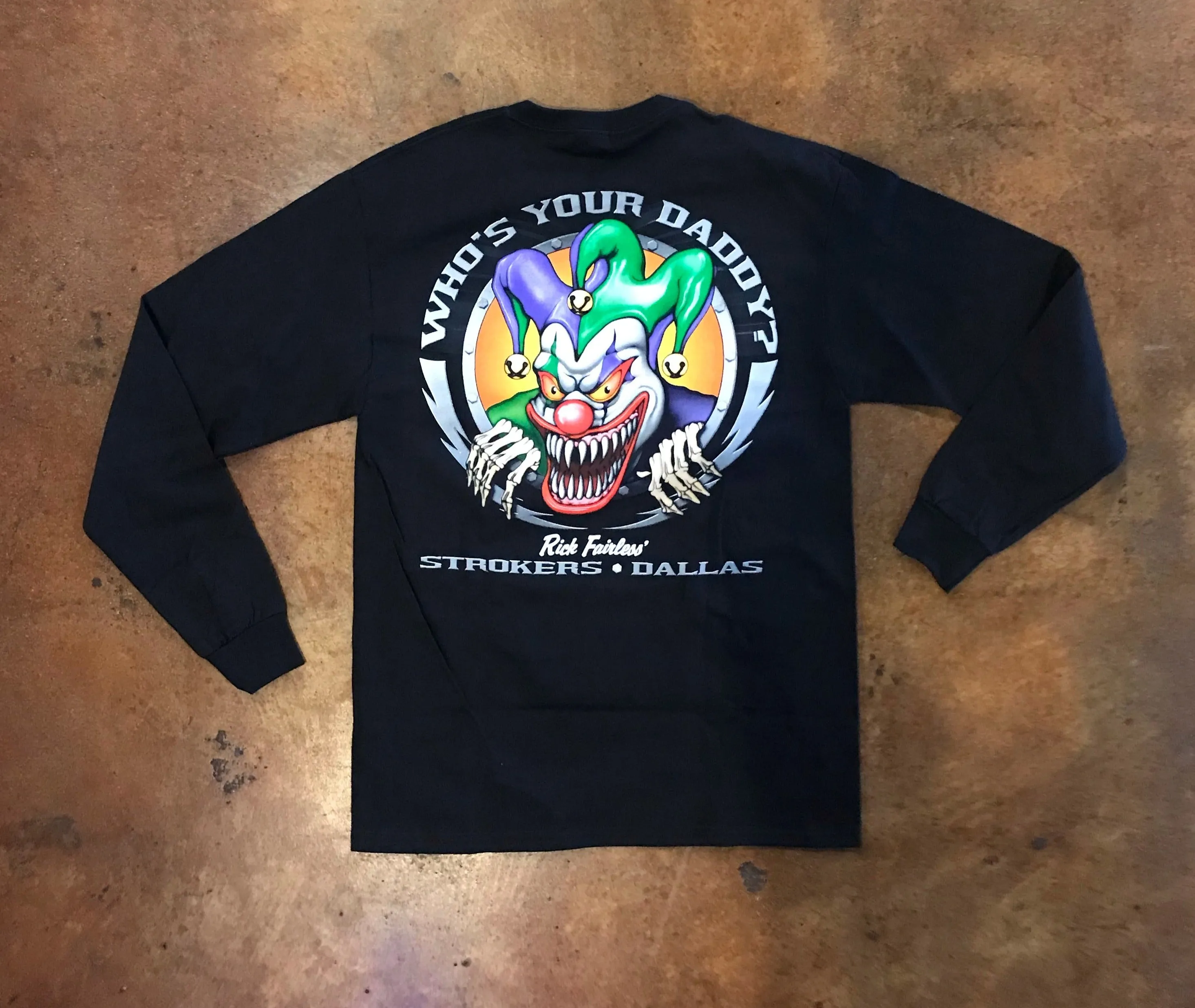 Who's Your Daddy Black Long Sleeve T-Shirt