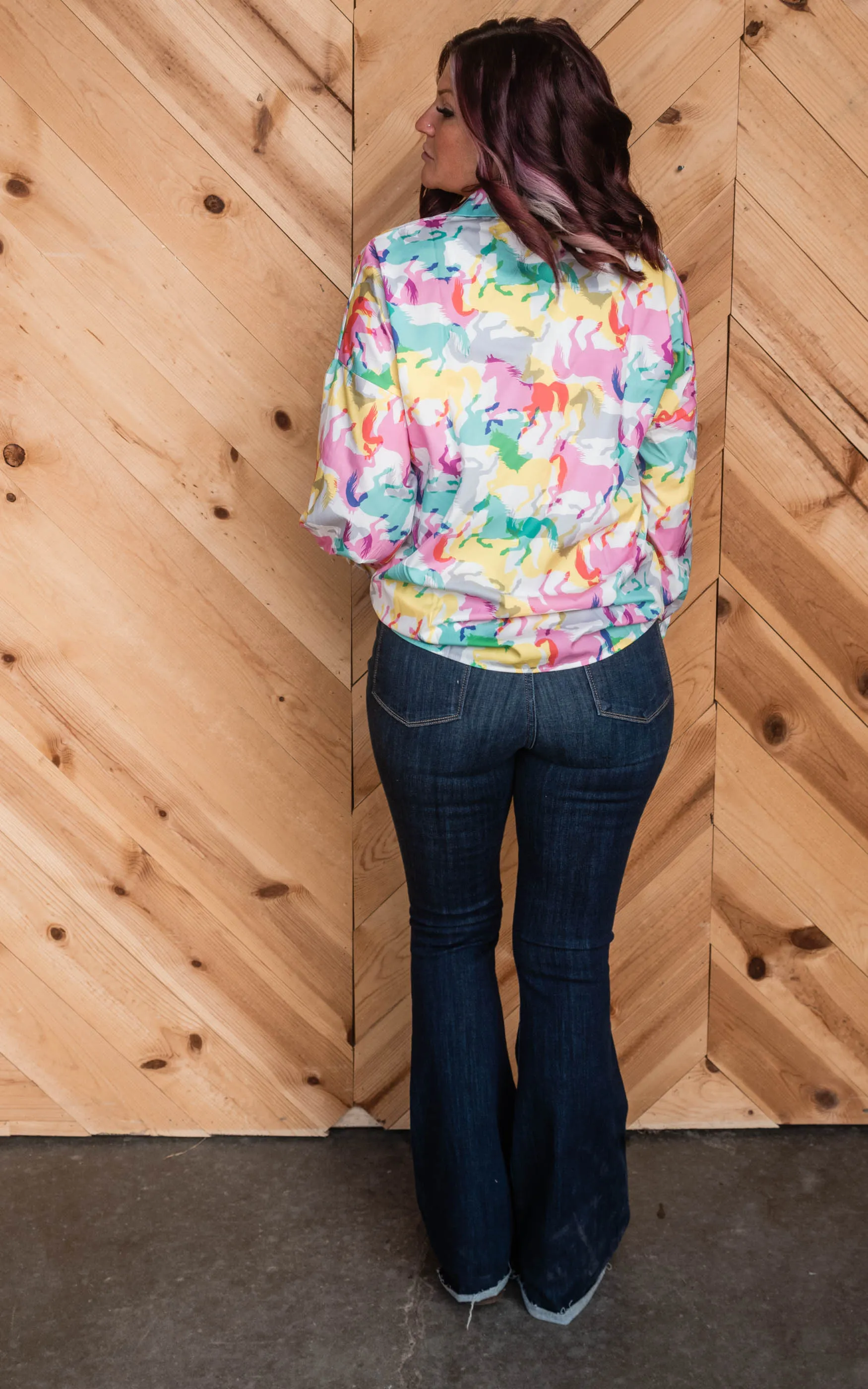 Wild Horses Button Up Blouse