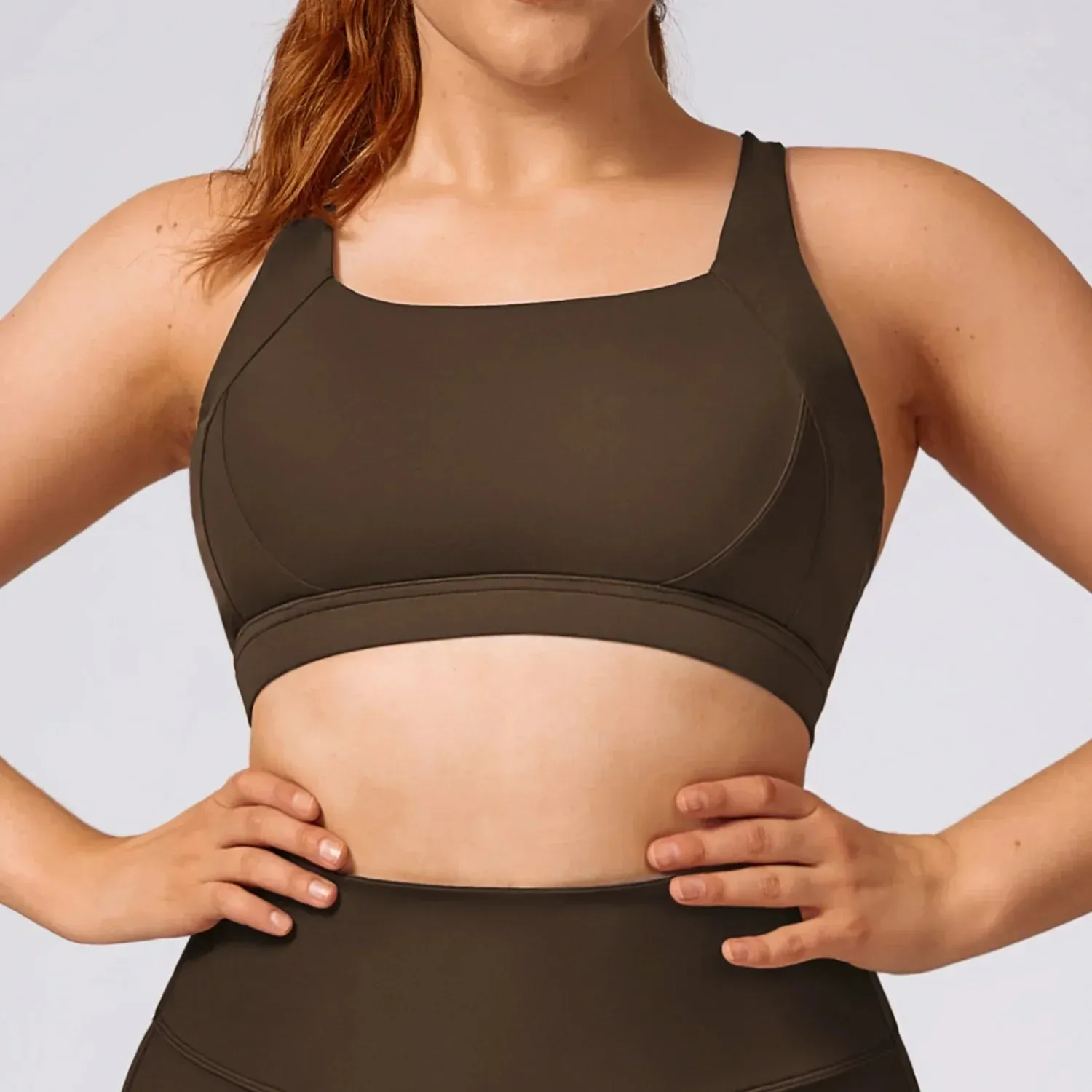 Wireless Breathable Plus Size Yoga Bra
