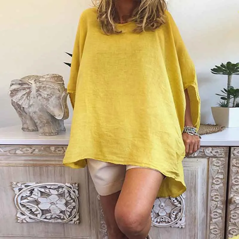 Women Breathable Loose Top Shirt