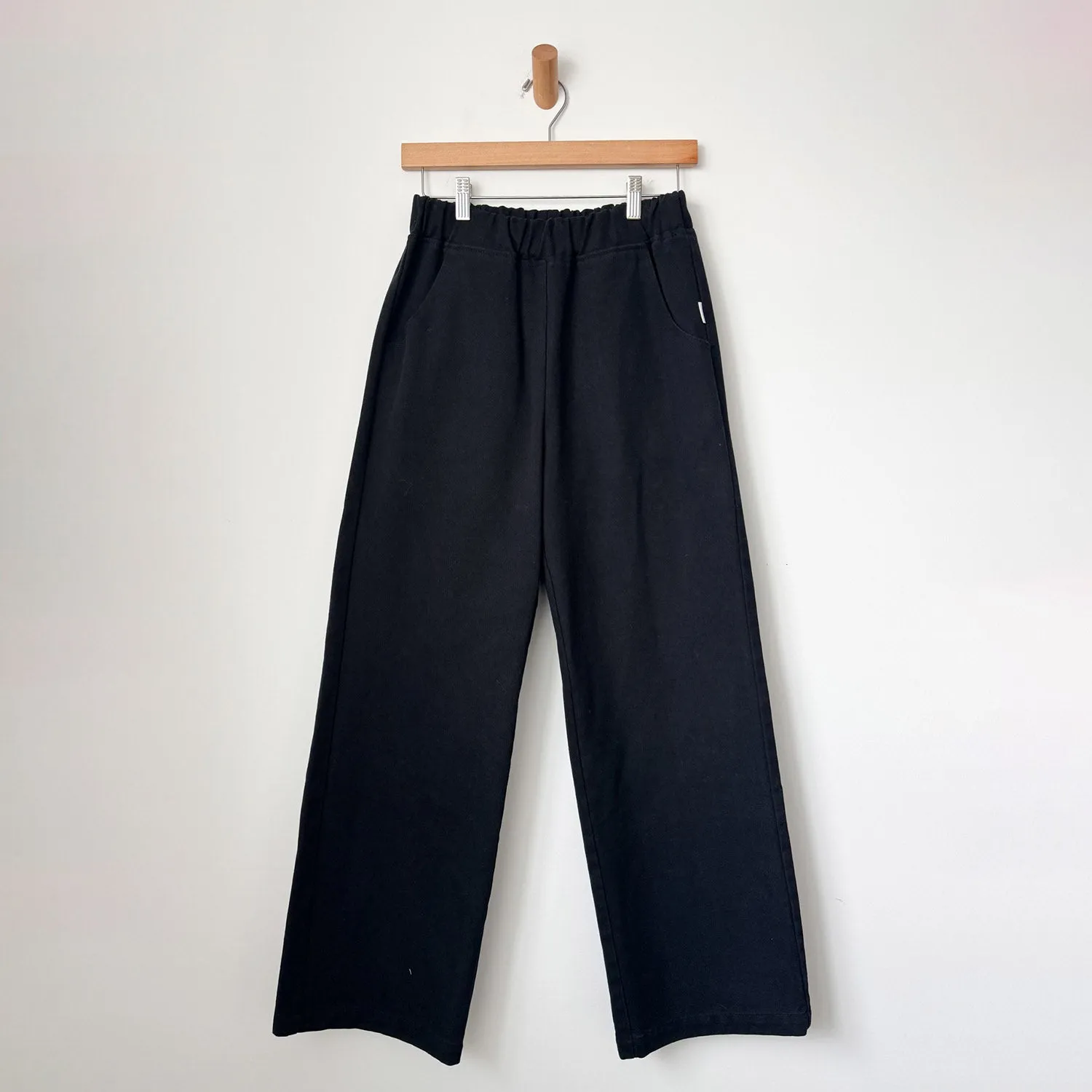 Women's Cotton Bon Pants - Black Canvas