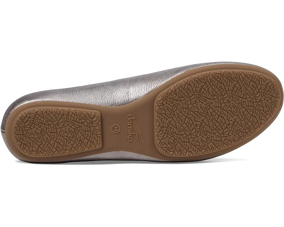 Women's Dansko | Mollie Ballerina Flat Slip On Shoe | Pewter