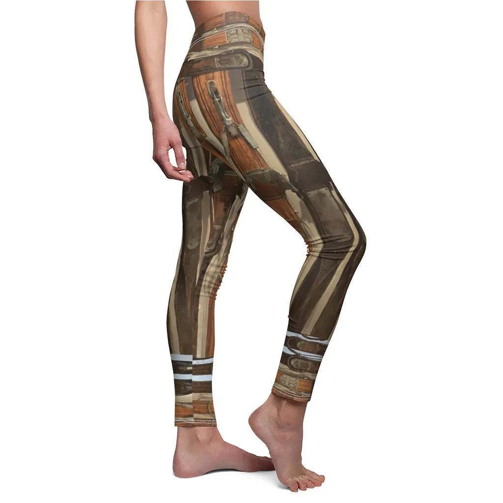 Women's Leggings - Wooden Skis