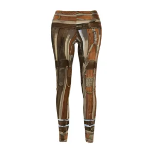 Women's Leggings - Wooden Skis