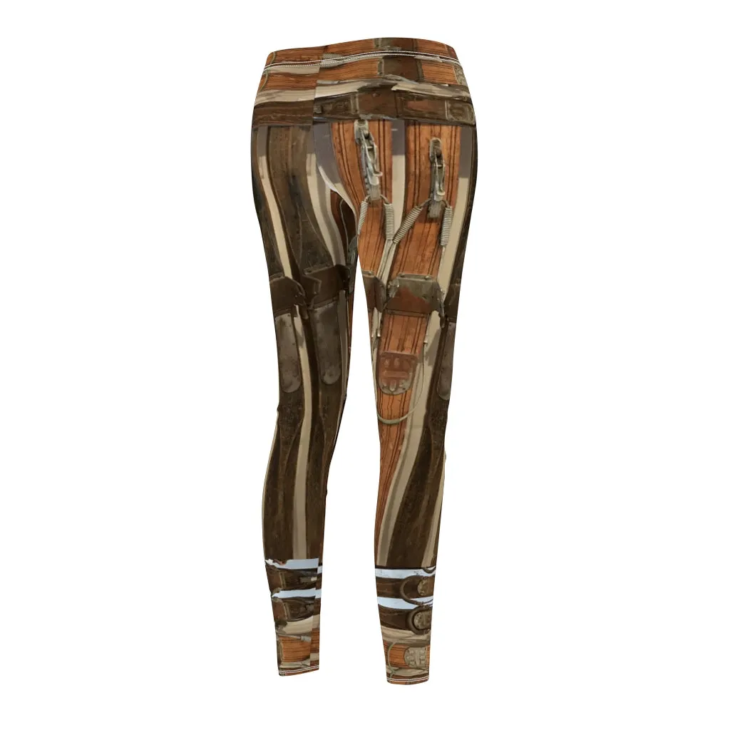 Women's Leggings - Wooden Skis