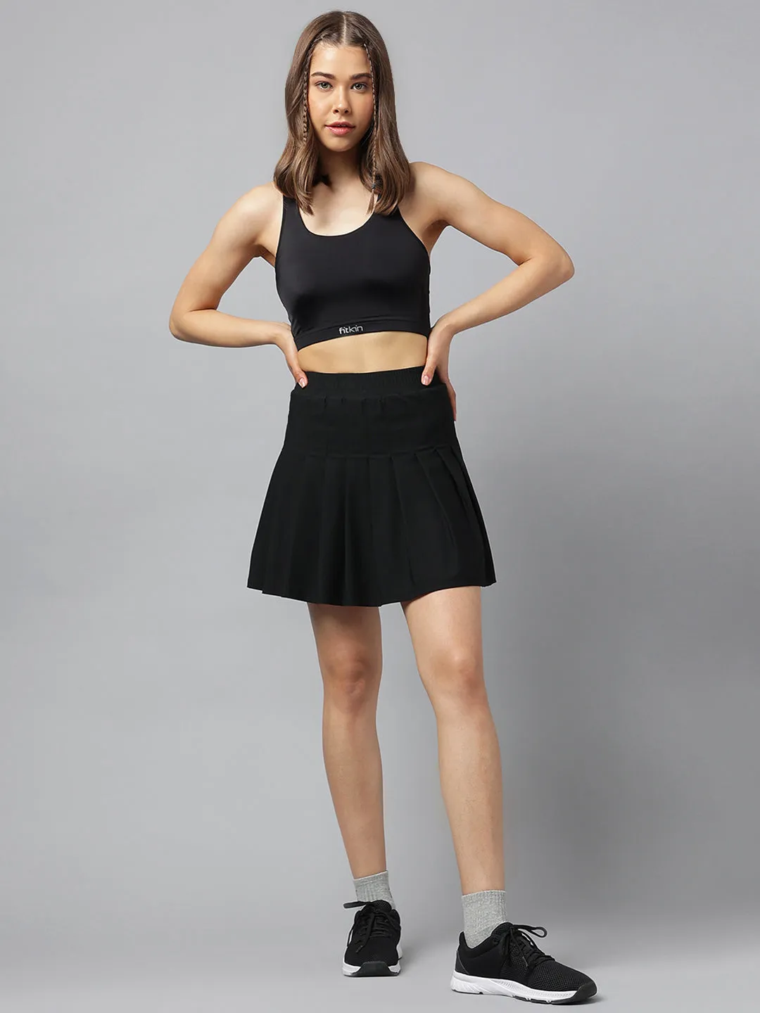 Women's racerback back laser detail sports bra