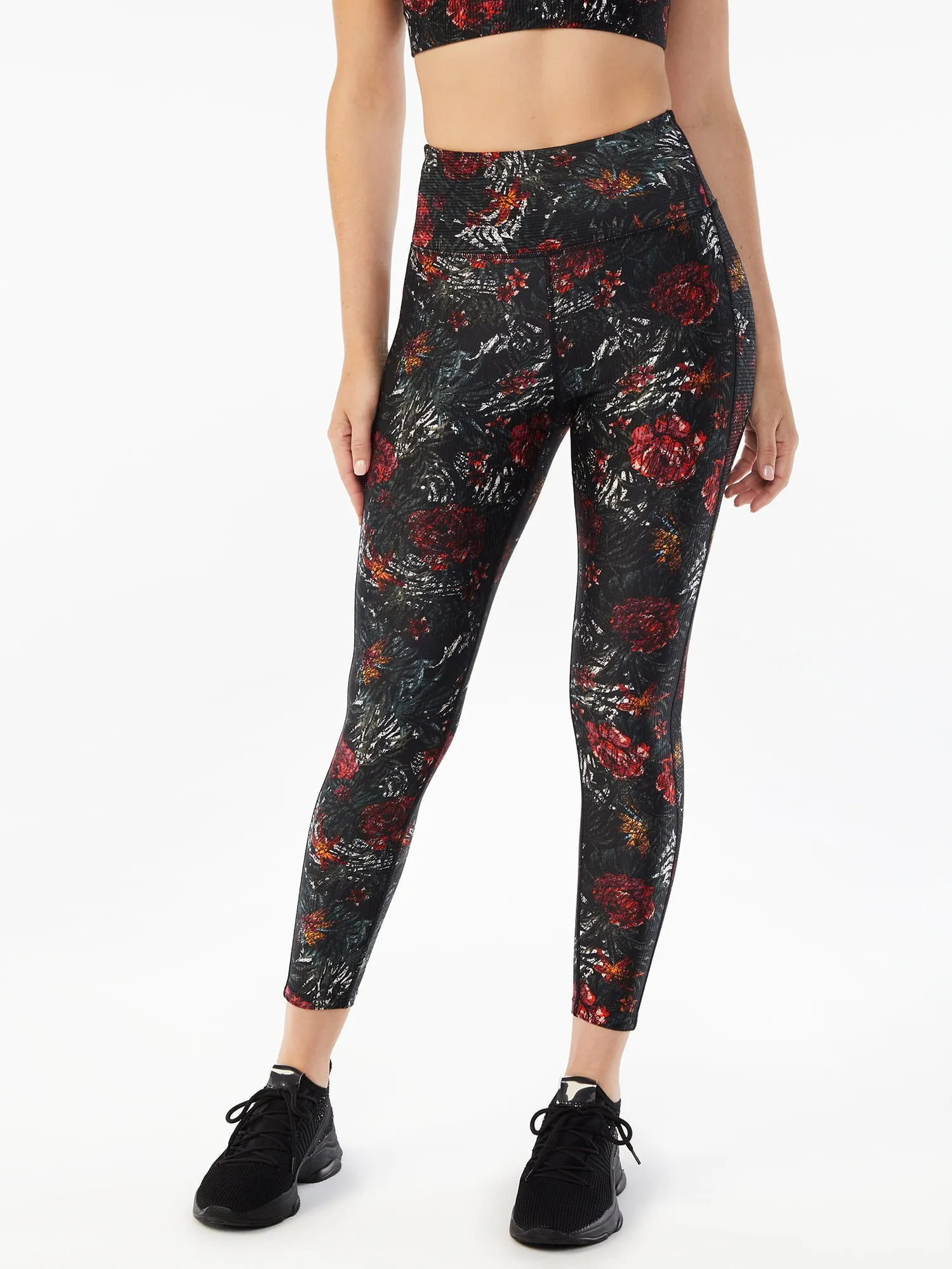 Women's Ribbed Shine 25" Leggings
