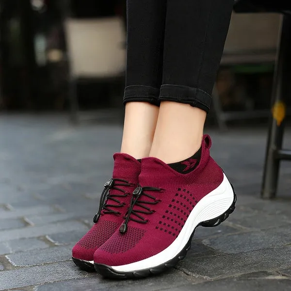 Women's Sneakers Casual Shoes Wedge Ladies Running Shoes