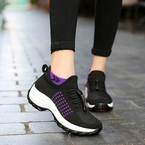 Women's Sneakers Casual Shoes Wedge Ladies Running Shoes