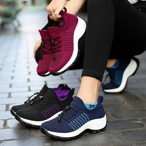 Women's Sneakers Casual Shoes Wedge Ladies Running Shoes