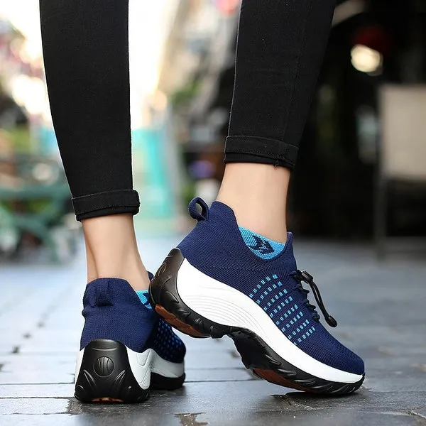 Women's Sneakers Casual Shoes Wedge Ladies Running Shoes