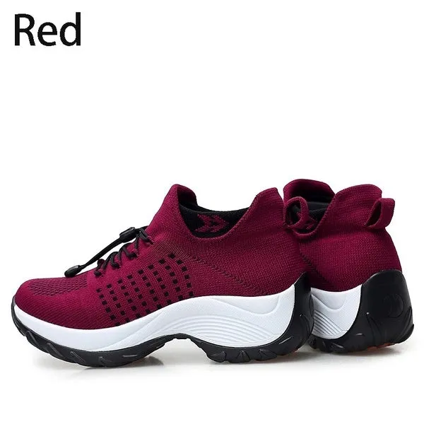 Women's Sneakers Casual Shoes Wedge Ladies Running Shoes