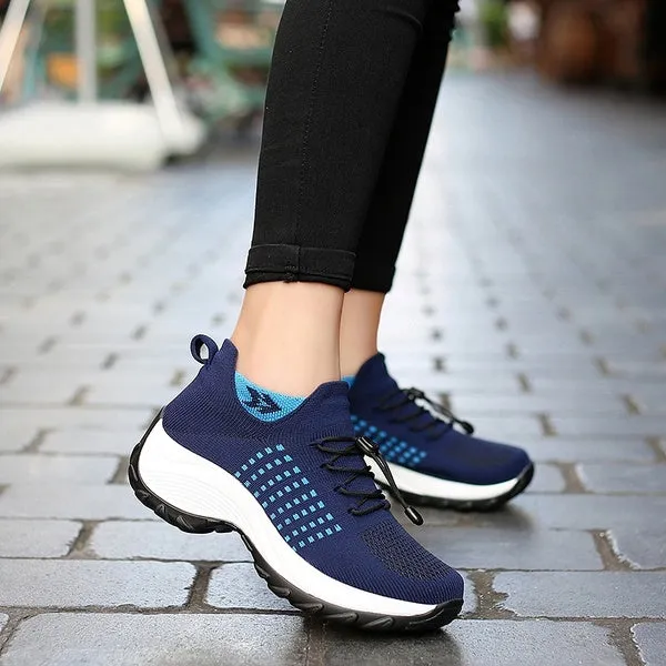 Women's Sneakers Casual Shoes Wedge Ladies Running Shoes