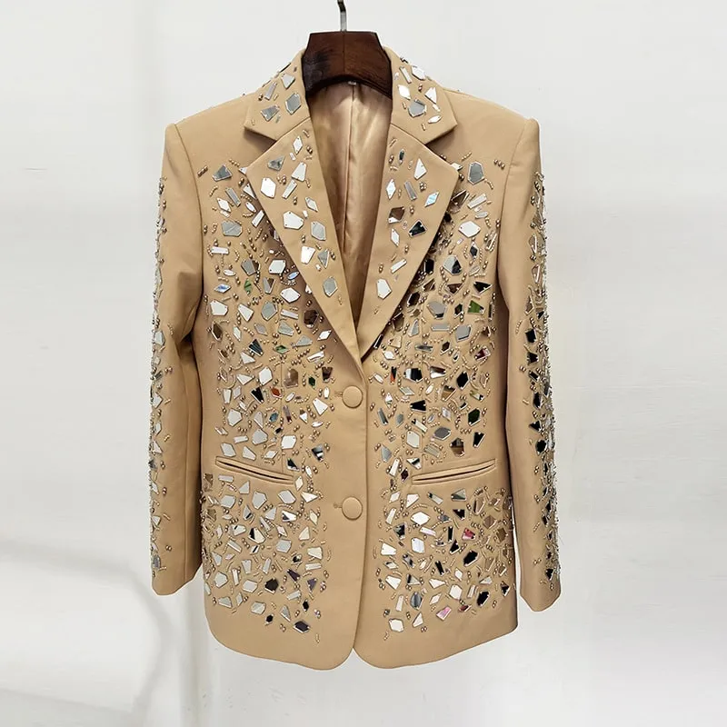 Women's Suit Diamond High Fashion Blazer   Short Suit