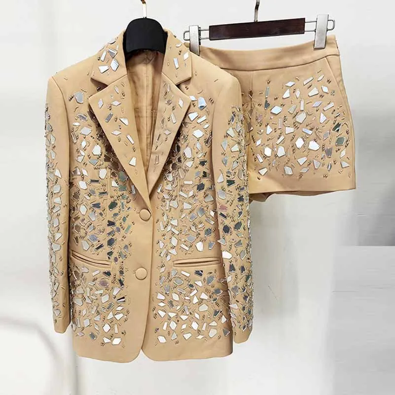 Women's Suit Diamond High Fashion Blazer   Short Suit