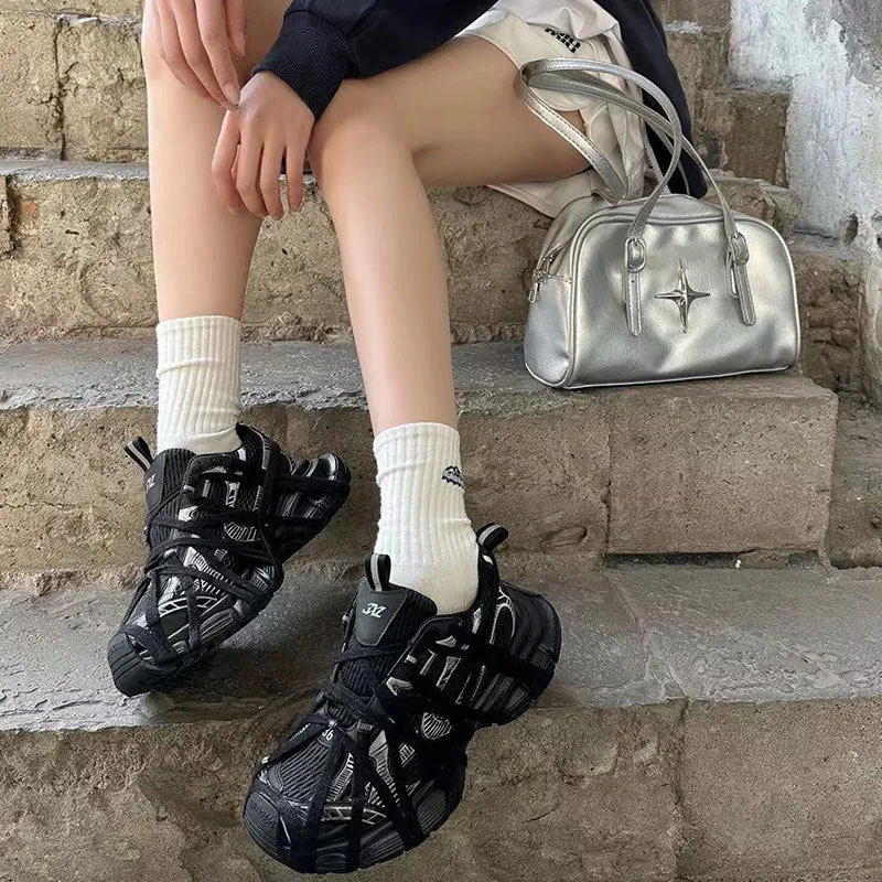 Women's Th Generation Paris Dad Thick Bottom Sneakers
