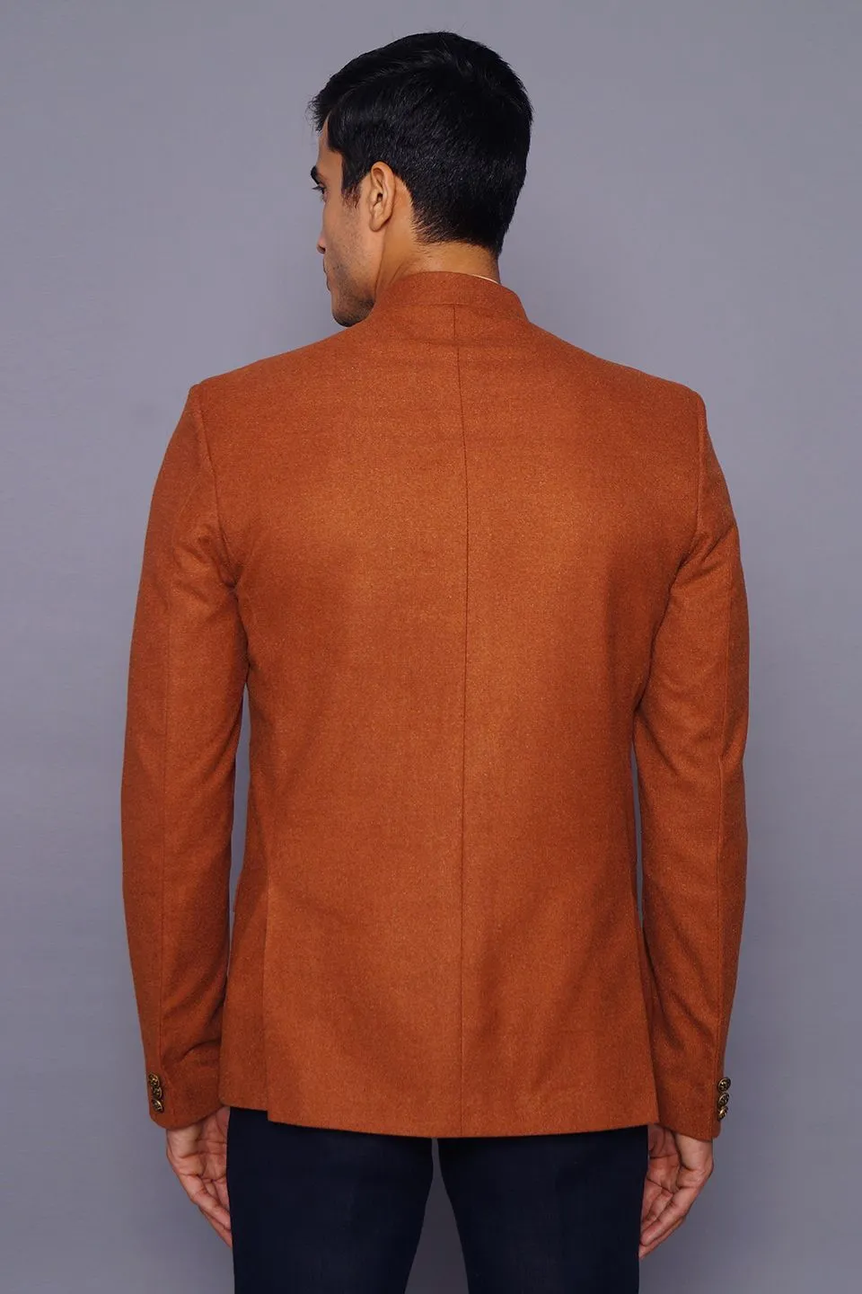 Wool Red Bandhgala