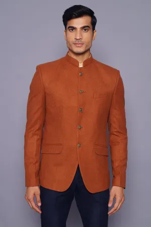 Wool Red Bandhgala