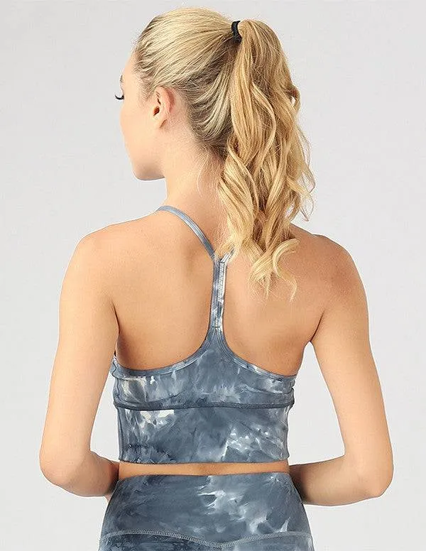 Y Back Tie-Dye Crop Top