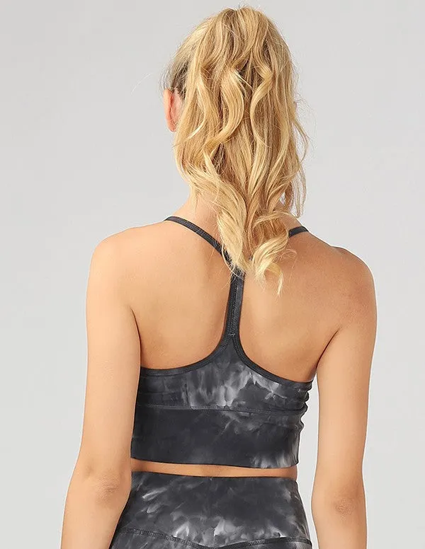 Y Back Tie-Dye Crop Top