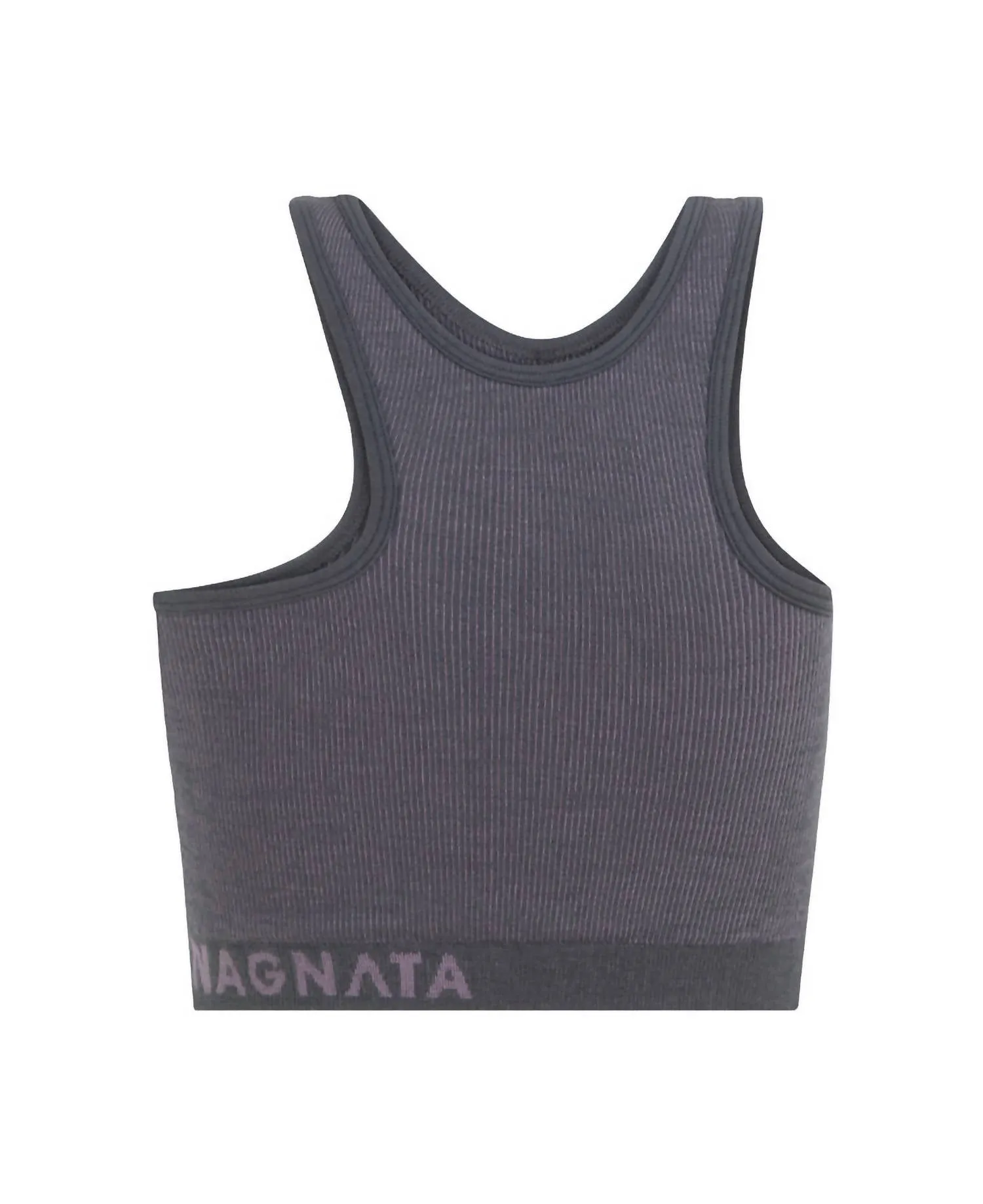 Yang Crop Top In Ash/lavender