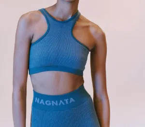 Yang Crop Top In Ash/lavender